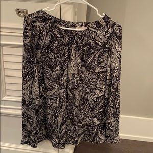 Loft blouse with adorable bow detail